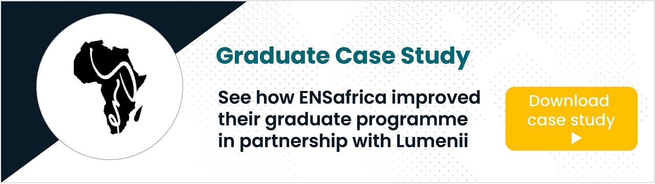 Study showing how Lumenii improved the Graduate recruitment and retention at ENS Africa 