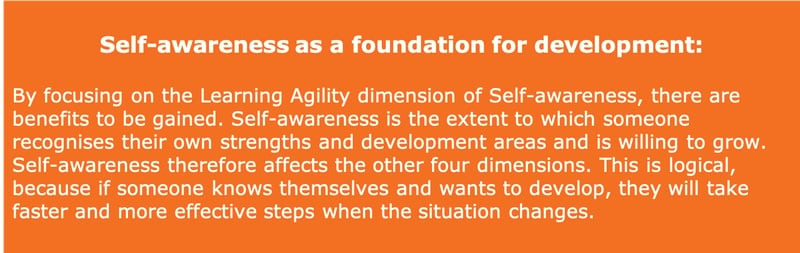 Explanation on why self awareness is the foundation for development